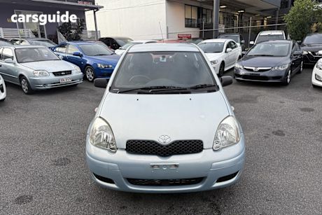 Blue 2003 Toyota Echo Hatchback