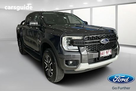 Grey 2024 Ford Ranger Double Cab Pick Up Sport 3.0 (4X4)