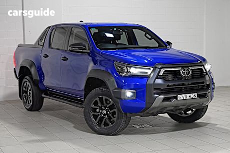 Blue 2022 Toyota Hilux Ute Tray ROGUE 4X4