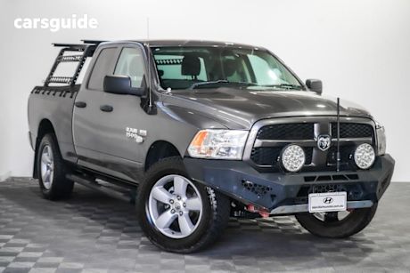 Grey 2021 Ram 1500 Crew Cab Utility Express Rambox