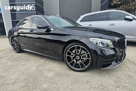 Black 2019 Mercedes-Benz C220 Sedan D