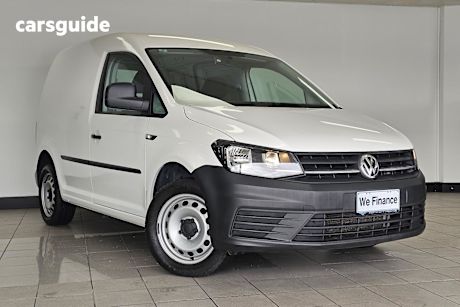 White 2020 Volkswagen Caddy Commercial TSI220 F