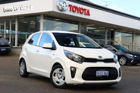 White 2021 Kia Picanto Hatchback S (Pe)