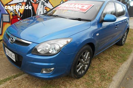 Blue 2010 Hyundai I30 Hatchback Trophy