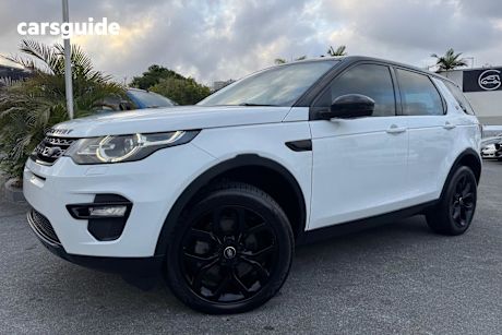 White 2015 Land Rover Discovery Sport SUV SI4 SE 4X4