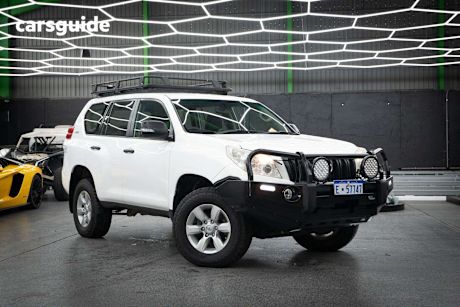 White 2012 Toyota Landcruiser Prado SUV GX 4X4