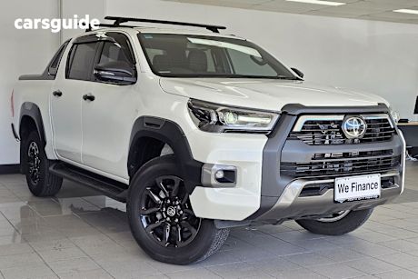 White 2022 Toyota Hilux Ute Tray ROGUE 4X4