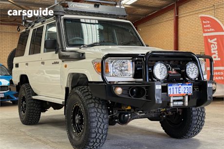 White 2010 Toyota Landcruiser Wagon Workmate (4X4)