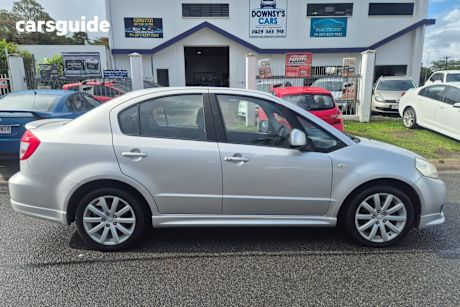Silver 2010 Suzuki SX4 Sedan S
