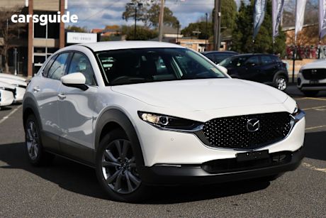 White 2025 Mazda CX-30 SUV G20 TOURING F