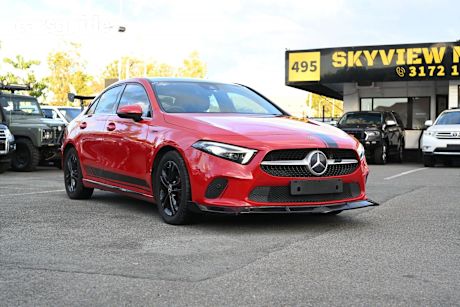 Red 2019 Mercedes-Benz A180 Sedan V177 A180 SEDAN 4DR DCT 7SP 1.3T