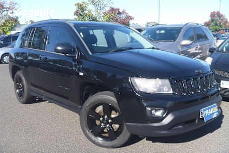 Black 2014 Jeep Compass Wagon Blackhawk