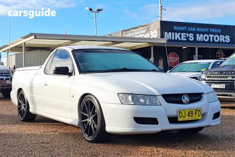 White 2007 Holden UTE Ute Tray R