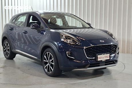 Blue 2022 Ford Puma Hatchback