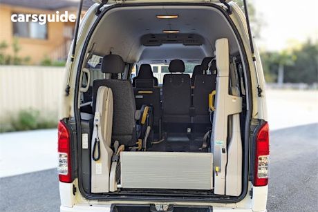 White 2017 Toyota HiAce Commercial VAN PEOPLE MOVER WELCAB