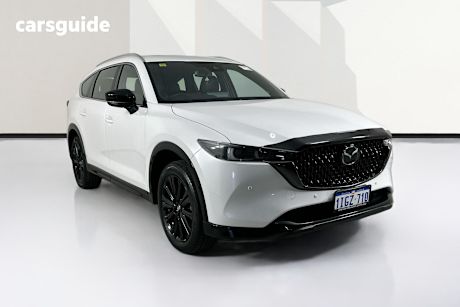 White 2023 Mazda CX-8 Wagon G25 Gt Sp (Fwd)
