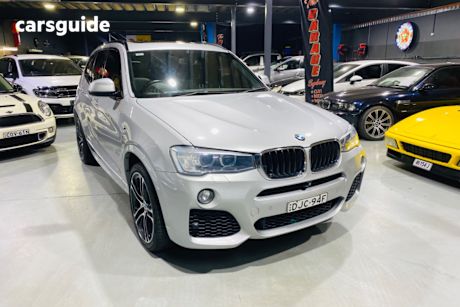 Silver 2016 BMW X3 Wagon Xdrive 20D