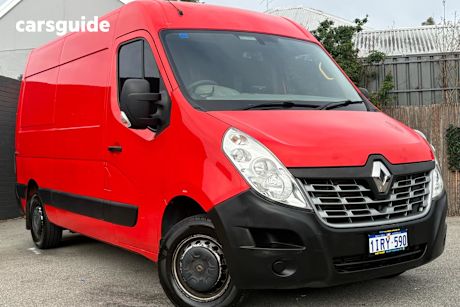 Red 2016 Renault Master Commercial X62 VAN MID ROOF MWB 4DR AMT 6SP 1583KG 2.3DT (L2H2)