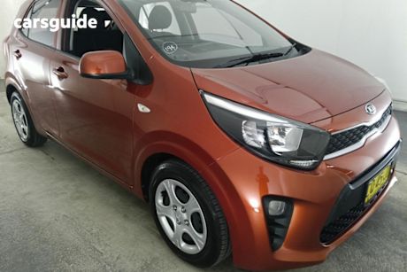 Orange 2018 Kia Picanto Hatchback S (Aeb)