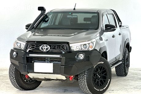 Silver 2018 Toyota Hilux Double Cab Pick Up Rugged X (4X4)