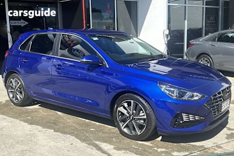 Blue 2022 Hyundai I30 Hatchback Active
