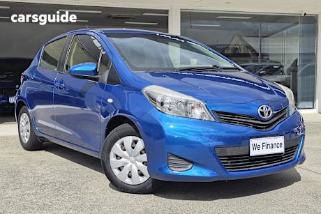 Blue 2012 Toyota Yaris Hatch YR F