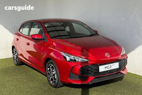 Red 2025 MG MG3 Hatch ESSENCE F