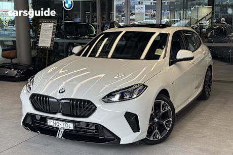 White 2024 BMW 118I Hatchback M Sport