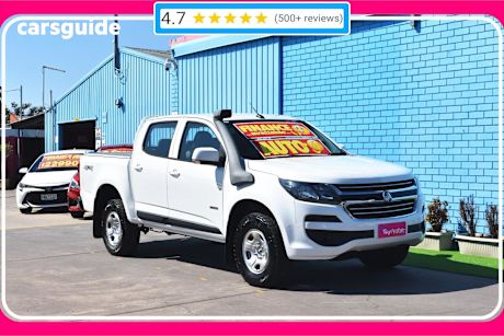 White 2018 Holden Colorado Ute Tray LS 4X4