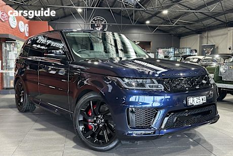 Blue 2018 Land Rover Range Rover Sport SUV V8SC AUTOBIOGRAPHY DYNAMIC 4X4