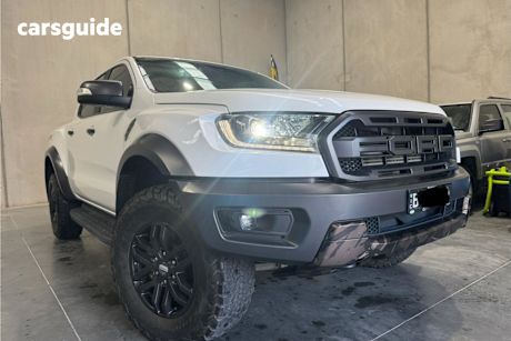 White 2020 Ford Ranger Ute Tray RAPTOR 4X4