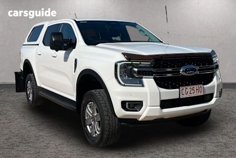 White 2022 Ford Ranger Ute Tray XLT 4X4