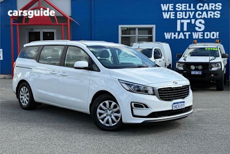 White 2020 Kia Carnival SUV S F