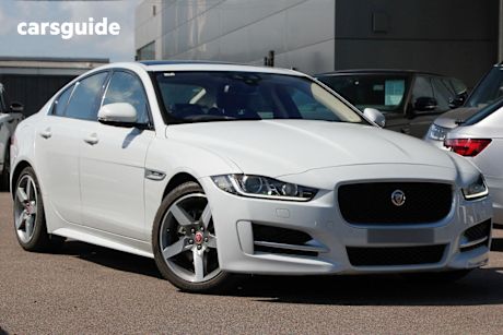 White 2015 Jaguar XE Sedan 20D R-SPORT R