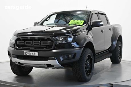 Black 2020 Ford Ranger Double Cab Pick Up Raptor 2.0 (4X4)