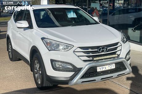 White 2012 Hyundai Santa FE Wagon Active Crdi (4X4)