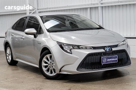 Silver 2021 Toyota Corolla Sedan Ascent Sport Hybrid