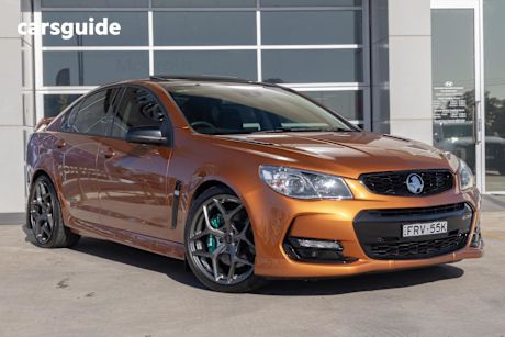 Orange 2017 Holden Commodore Sedan Ss-V Redline