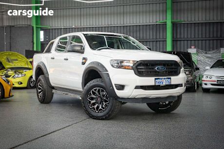 White 2019 Ford Ranger Ute Tray XL 4X4