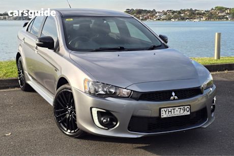 Grey 2017 Mitsubishi Lancer Sedan BLACK EDITION F