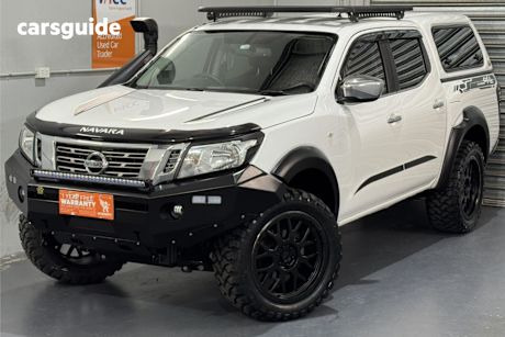 White 2019 Nissan Navara Ute Tray RX 4X4