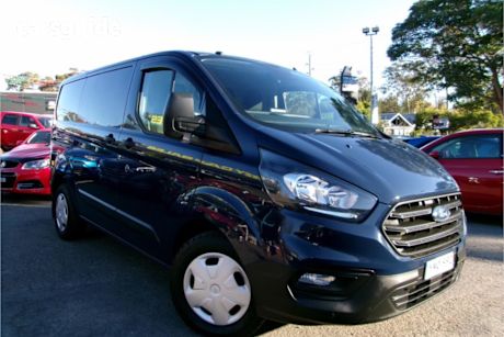 Blue 2019 Ford Transit Custom Van 300S (Swb)