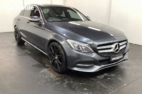 Grey 2015 Mercedes-Benz C200 Sedan