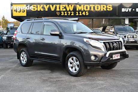 Grey 2014 Toyota Landcruiser Prado SUV GXL 4X4