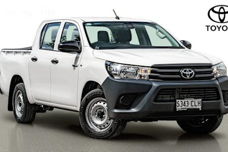 White 2021 Toyota Hilux Ute Tray YR F
