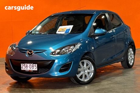 Blue 2013 Mazda 2 Hatchback Neo Sport