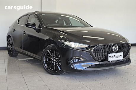 Black 2023 Mazda Mazda3 Hatch G25 ASTINA F