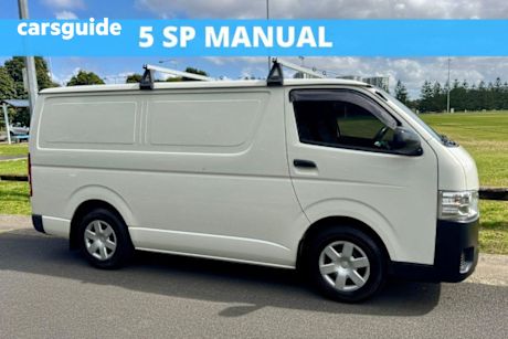 White 2018 Toyota HiAce Commercial R