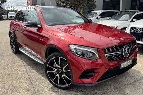 Red 2017 Mercedes-Benz GLC43 Wagon