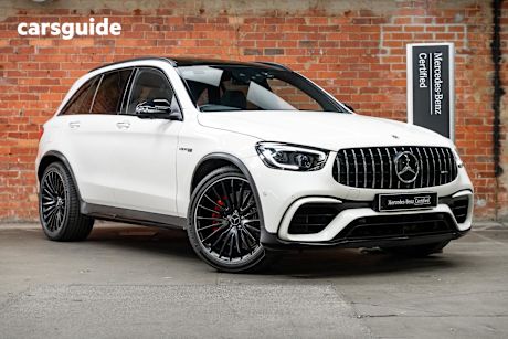 White 2021 Mercedes-Benz GLC63 Wagon S 4Matic+